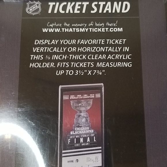 NHL 2019 Philadelphia Ticket Display Stand - Picture 4 of 9